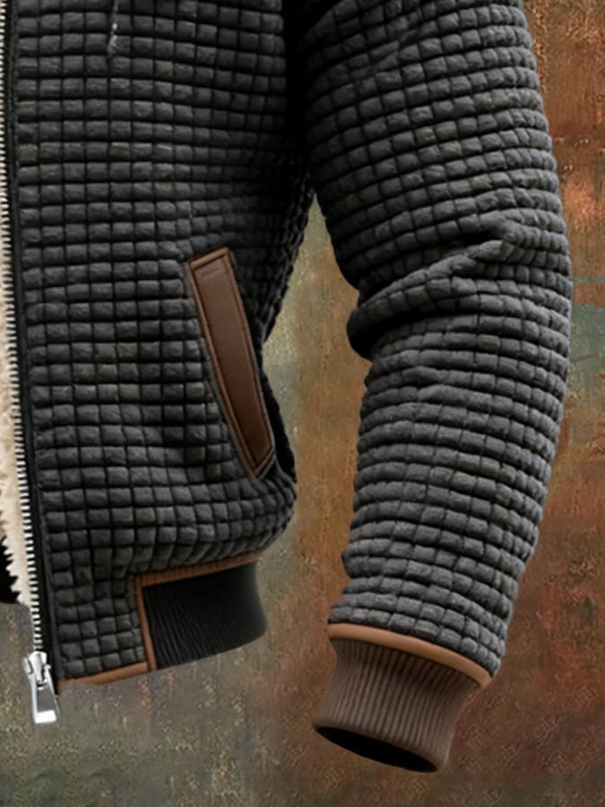 Van Elst Mode® | Gevoerde Fleece Jas voor Mannen