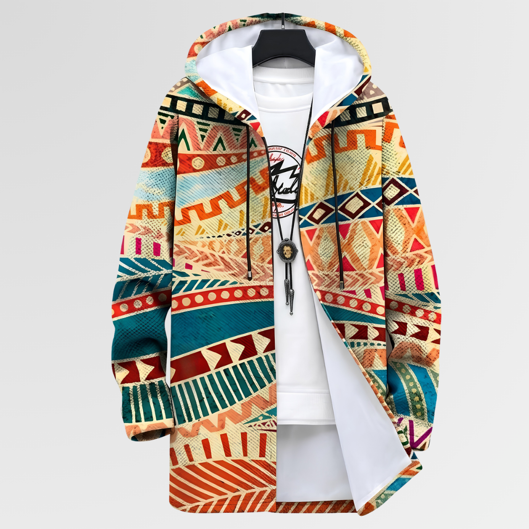 Van Elst Mode® | Jas met etnisch patroon