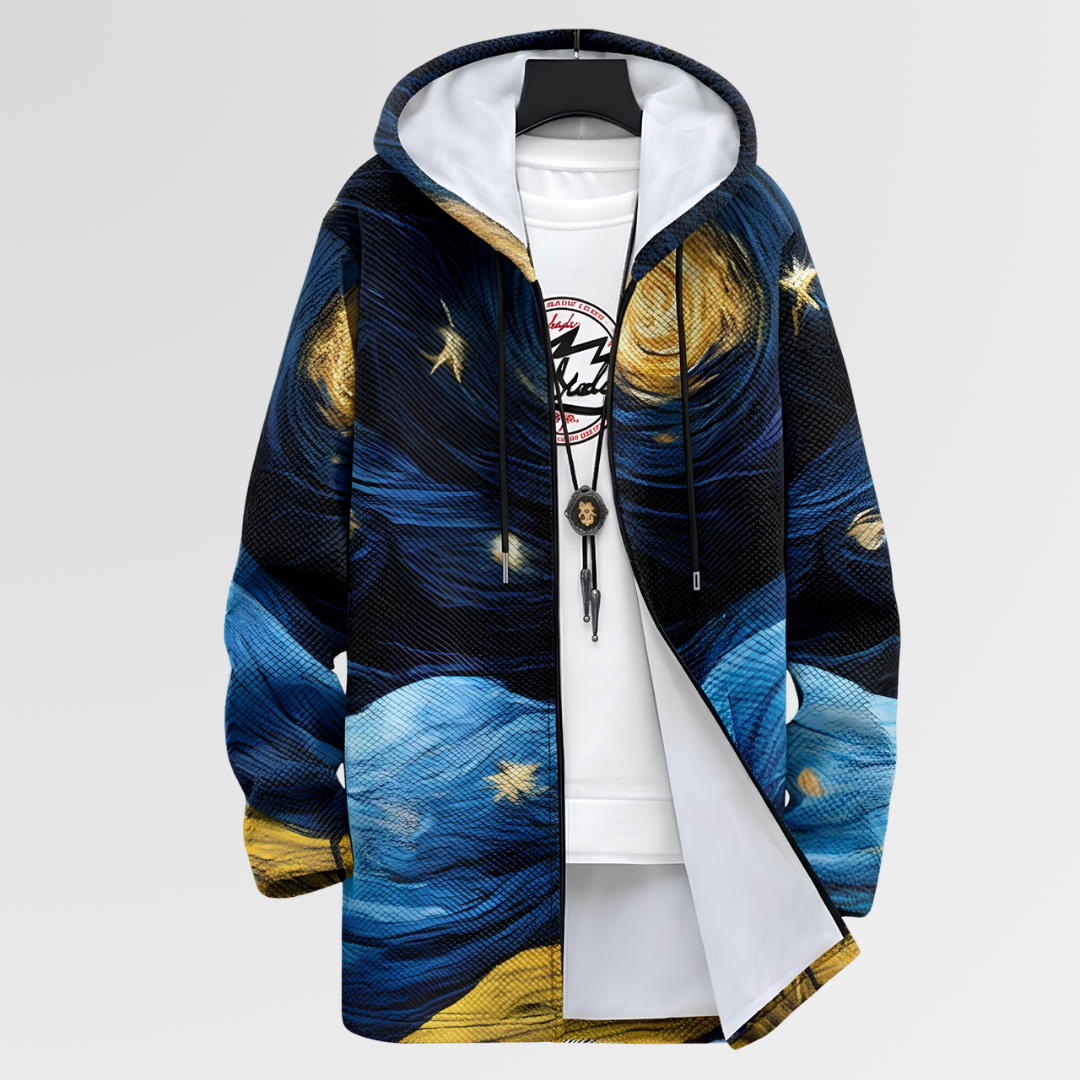 Van Elst Mode® | Jas met sterrenhemelpatroon