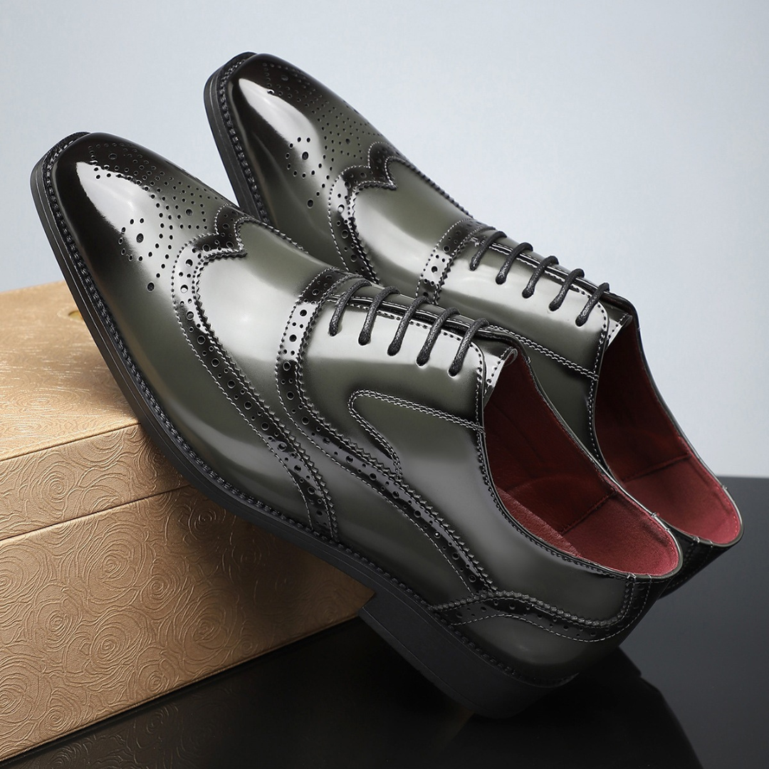 Van Elst Mode® | Wingtip Oxfords met Tijdloze Elegantie en Dagelijks Comfort voor Formele en Casual Looks