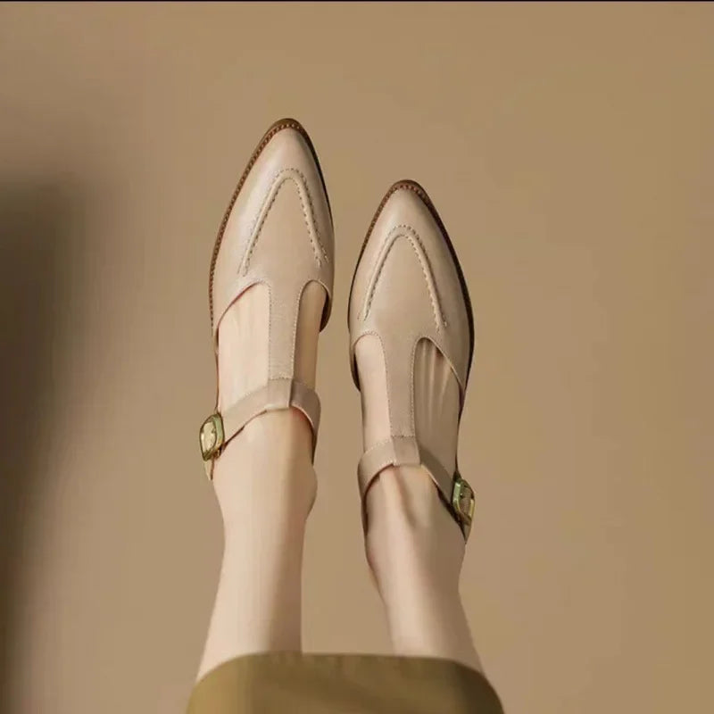 Van Elst Mode®| Klassieke Buckle Leren Schoenen
