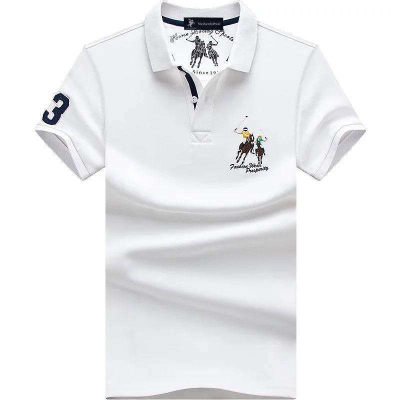 Van Elst Mode® | Katoenen poloshirt voor heren (TIJDELIJK 1+1 GRATIS!)