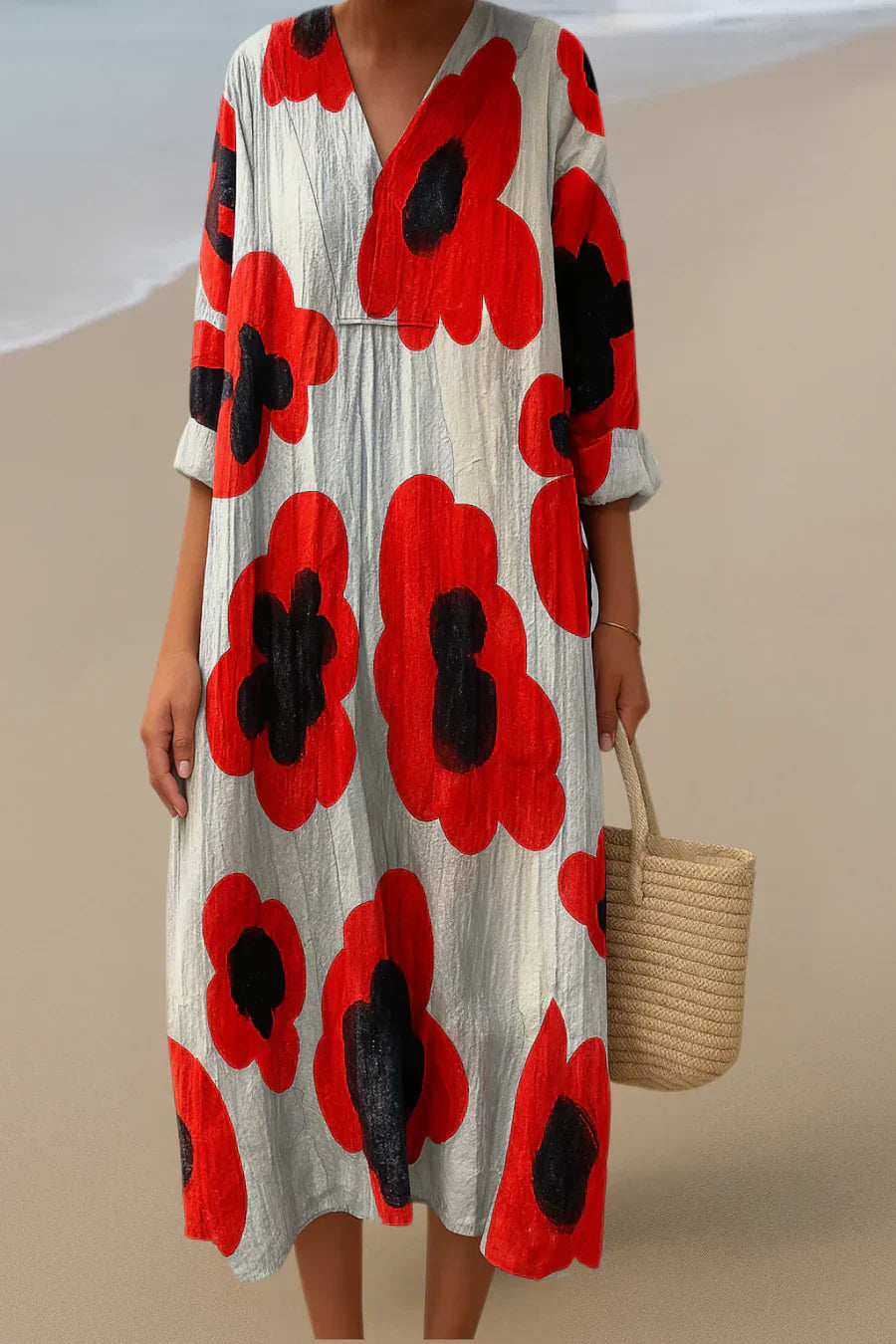 Van Elst Mode® | FLORALE MAXI JURK