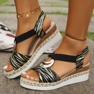 Van Elst Mode® | Comfortabele Ergonomische Sandalen met Verhoogde Hak
