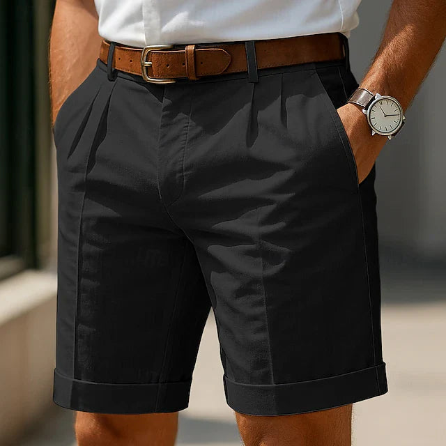 Van Elst Mode® | Geplooide zomerbermudashort