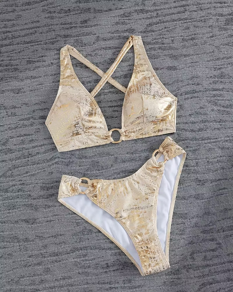 Metaal Gesp Ontwerp Bikini