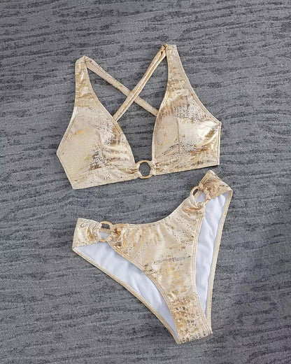 Metaal Gesp Ontwerp Bikini