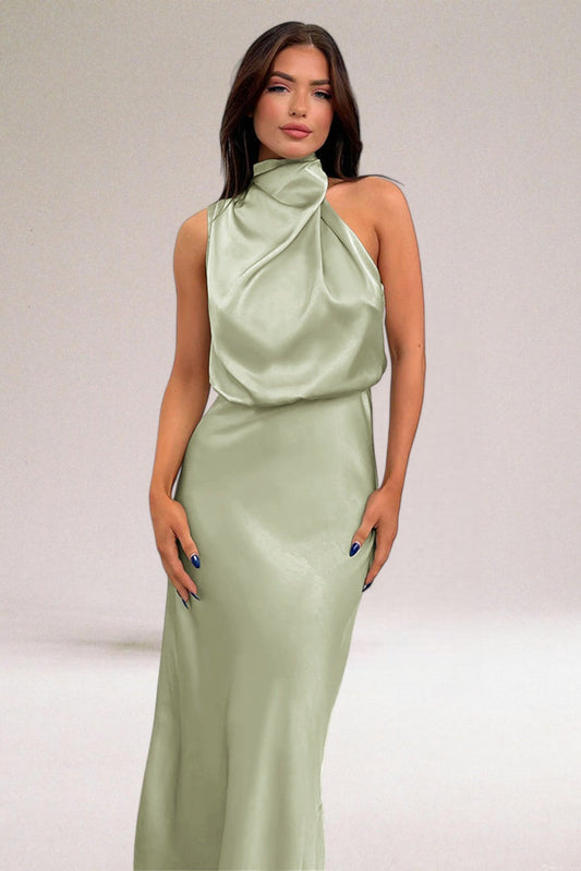 Van Elst Mode® | Satijnen Glamour Jurk