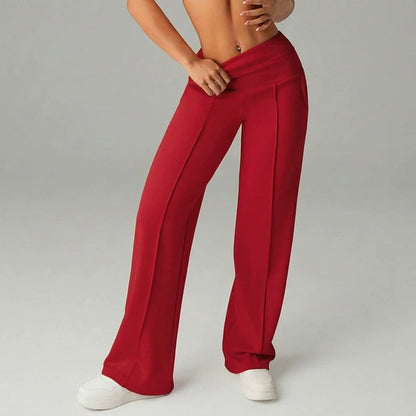 Van Elst Mode® | Casual Hoge Taille Wijde Broek