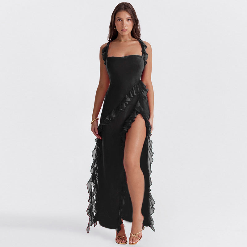 Van Elst Mode® | Stralende Jurk met Ruffles
