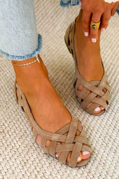 Van Elst Mode® | Zomer Viva Gevlochten Sandalen