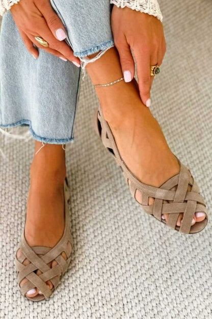 Van Elst Mode® | Zomer Viva Gevlochten Sandalen