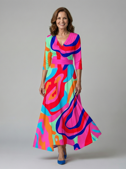 Van Elst Mode® | Elegante comfortabele jurk met luchtige stof