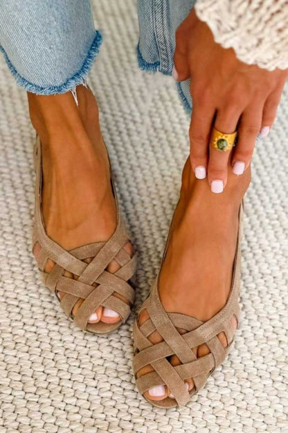 Van Elst Mode® | Zomer Viva Gevlochten Sandalen