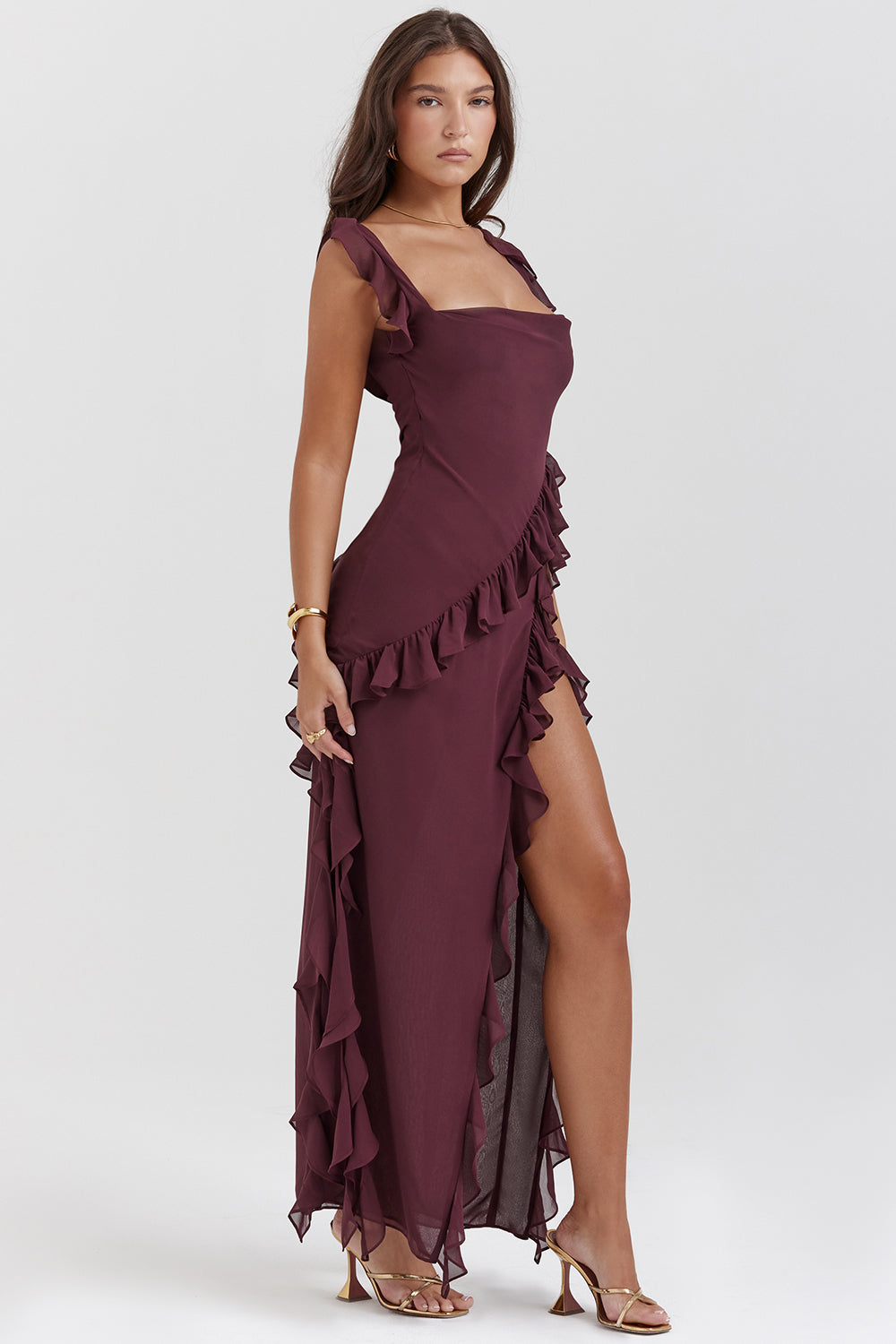 Van Elst Mode® | Stralende Jurk met Ruffles