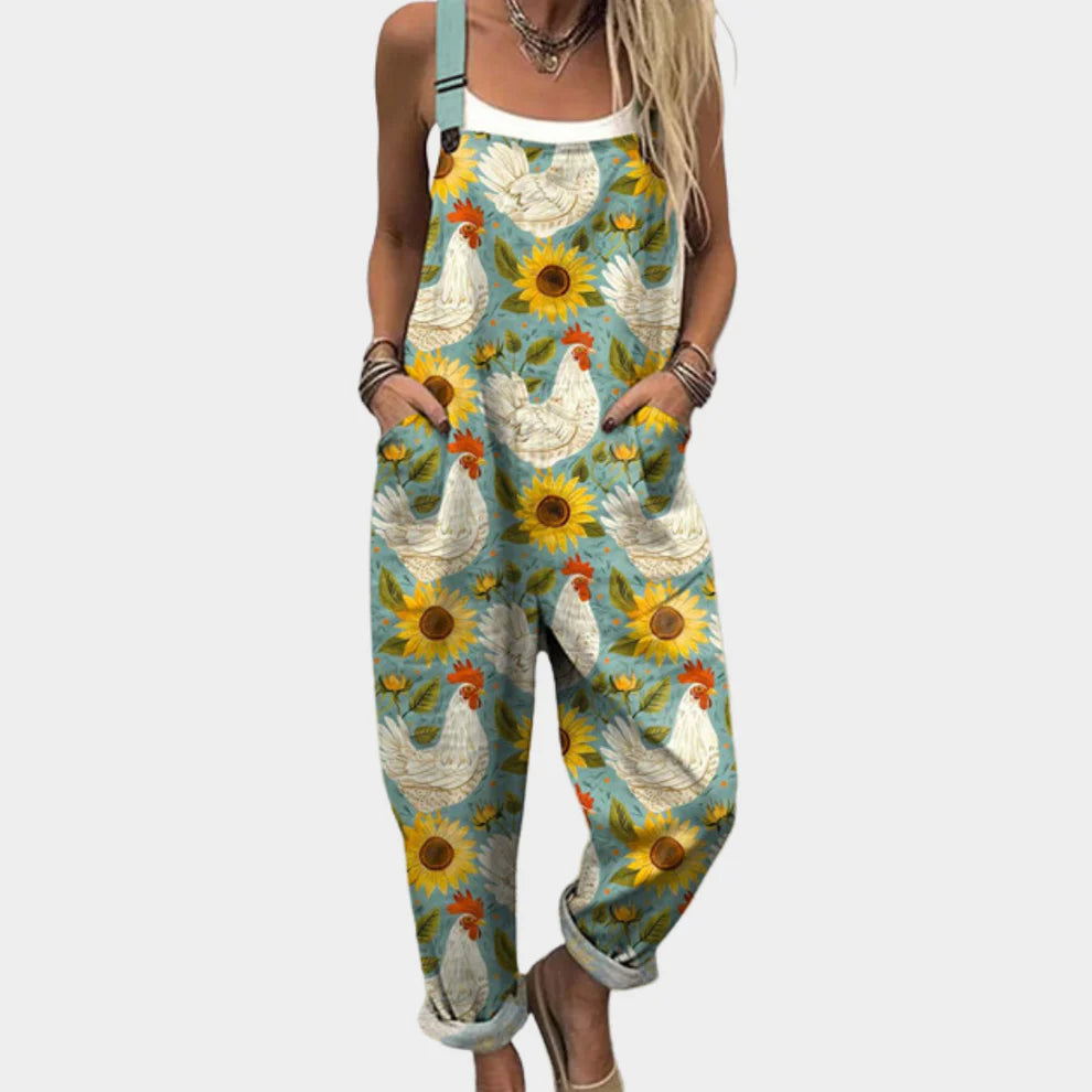 Van Elst Mode® | Comfortabele tuinbroek met print
