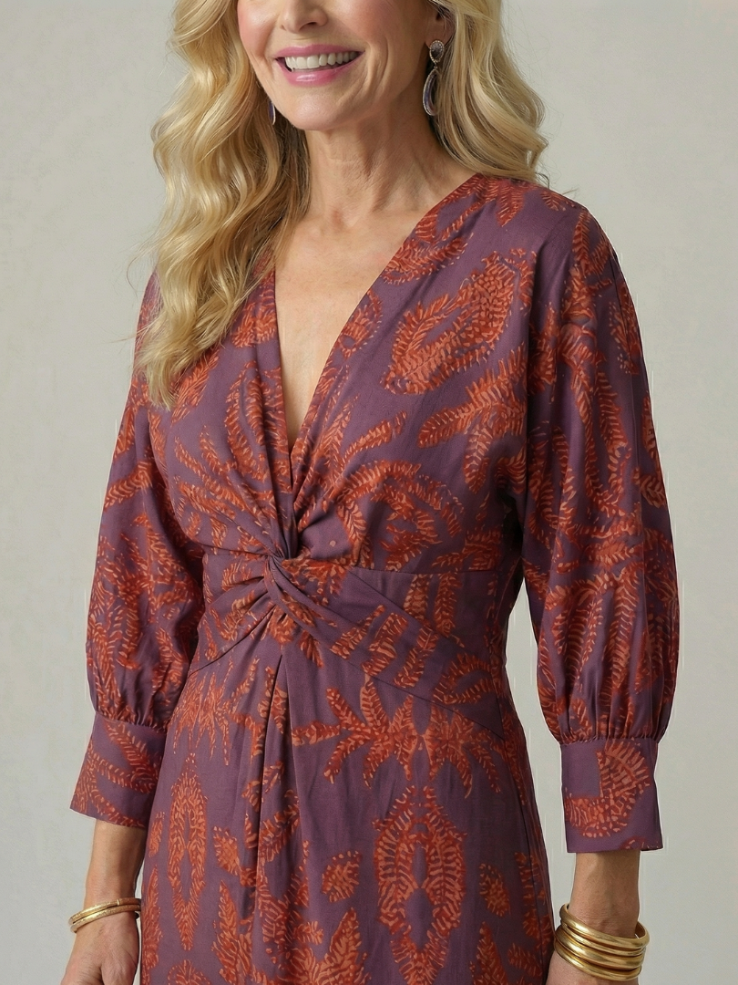 Van Elst Mode® | Elegante comfortabele jurk met lichte en zachte stof