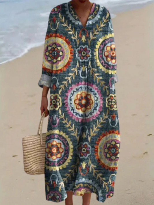 Van Elst Mode® | Zomerbries bedrukte jurk