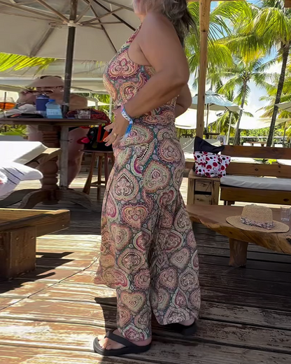 Strapless Hart Vakantie Print Badpak