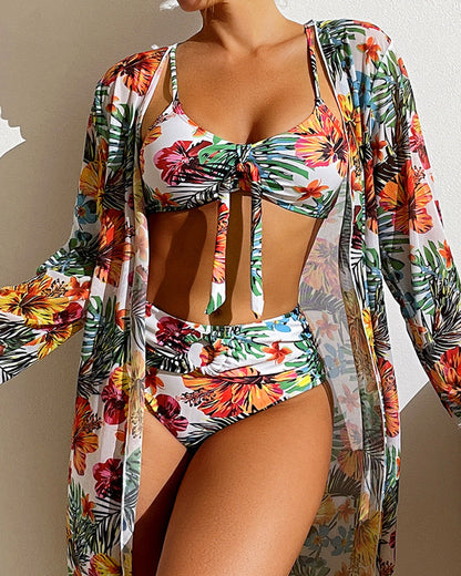 Bloemenprint Bikinis en Cover Up