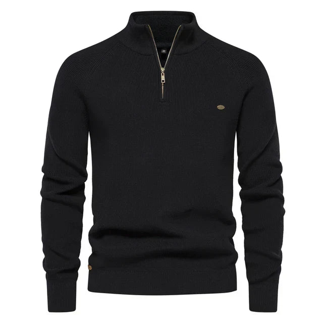 Van Elst Mode® | Gebreide Zip-Up Trui