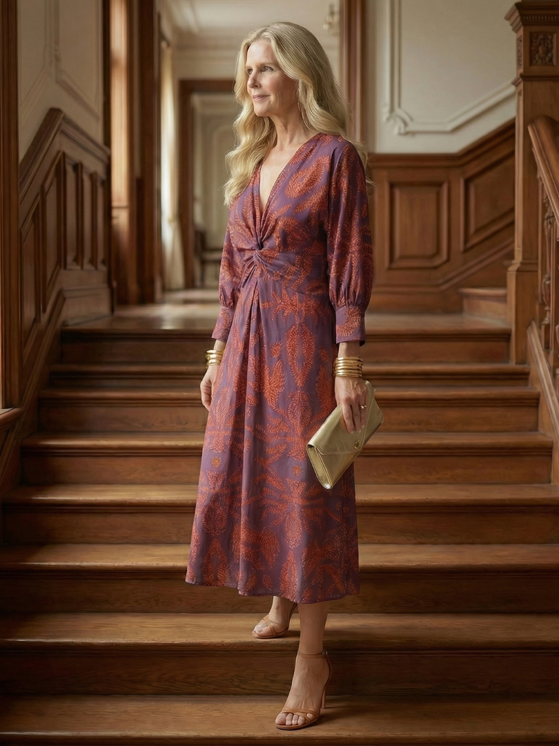 Van Elst Mode® | Elegante comfortabele jurk met lichte en zachte stof