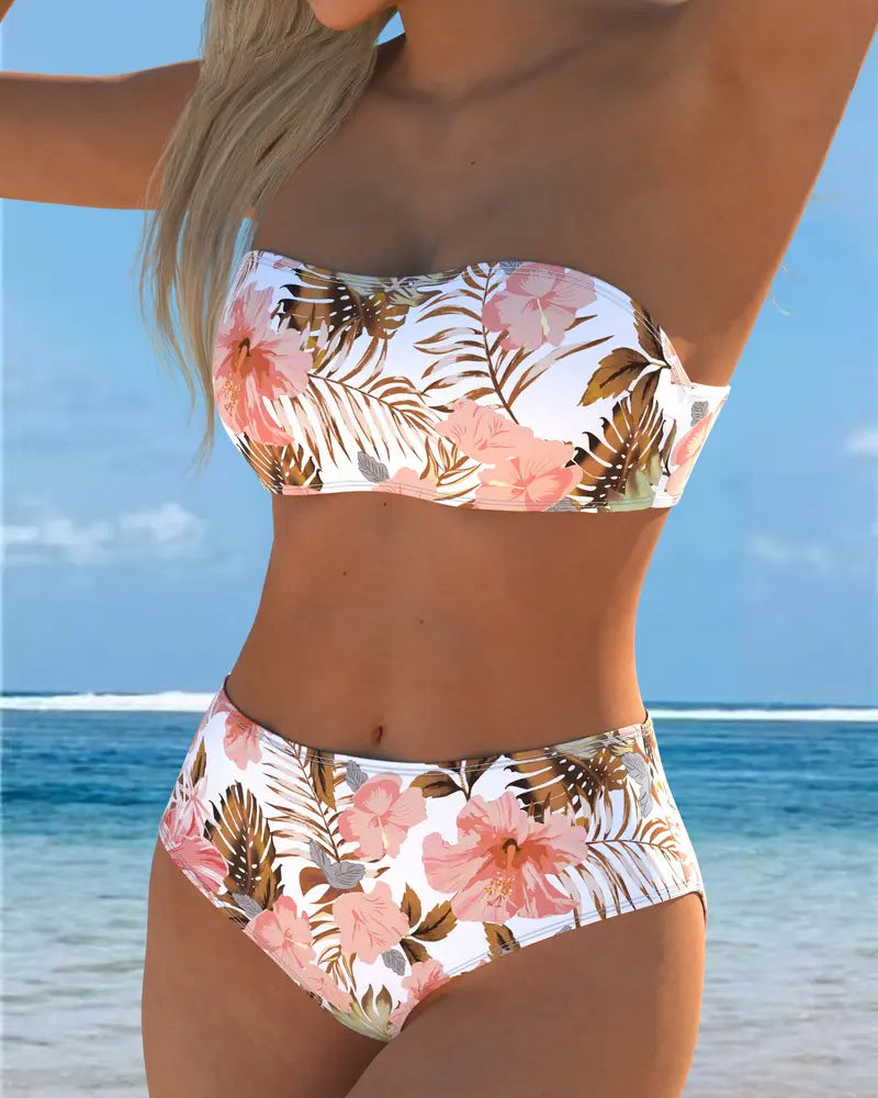 Bandeau Geprinte Bikini