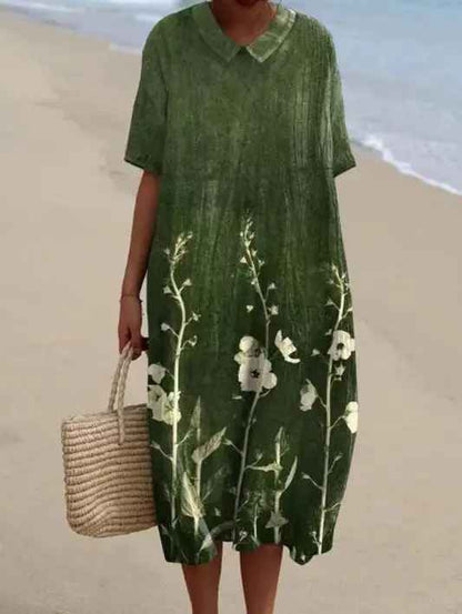 Van Elst Mode® | Zomerse bloemenprint jurk