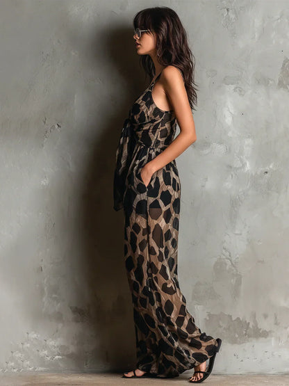 Van Elst Mode® | Jumpsuit met luipaardprint