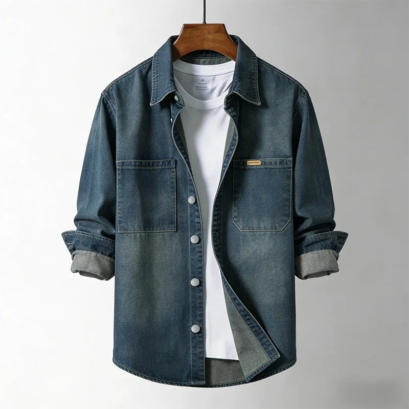 Van Elst Mode® | Comfortabel denim overhemd