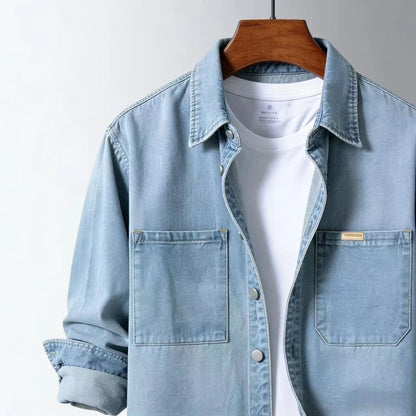 Van Elst Mode® | Comfortabel denim overhemd