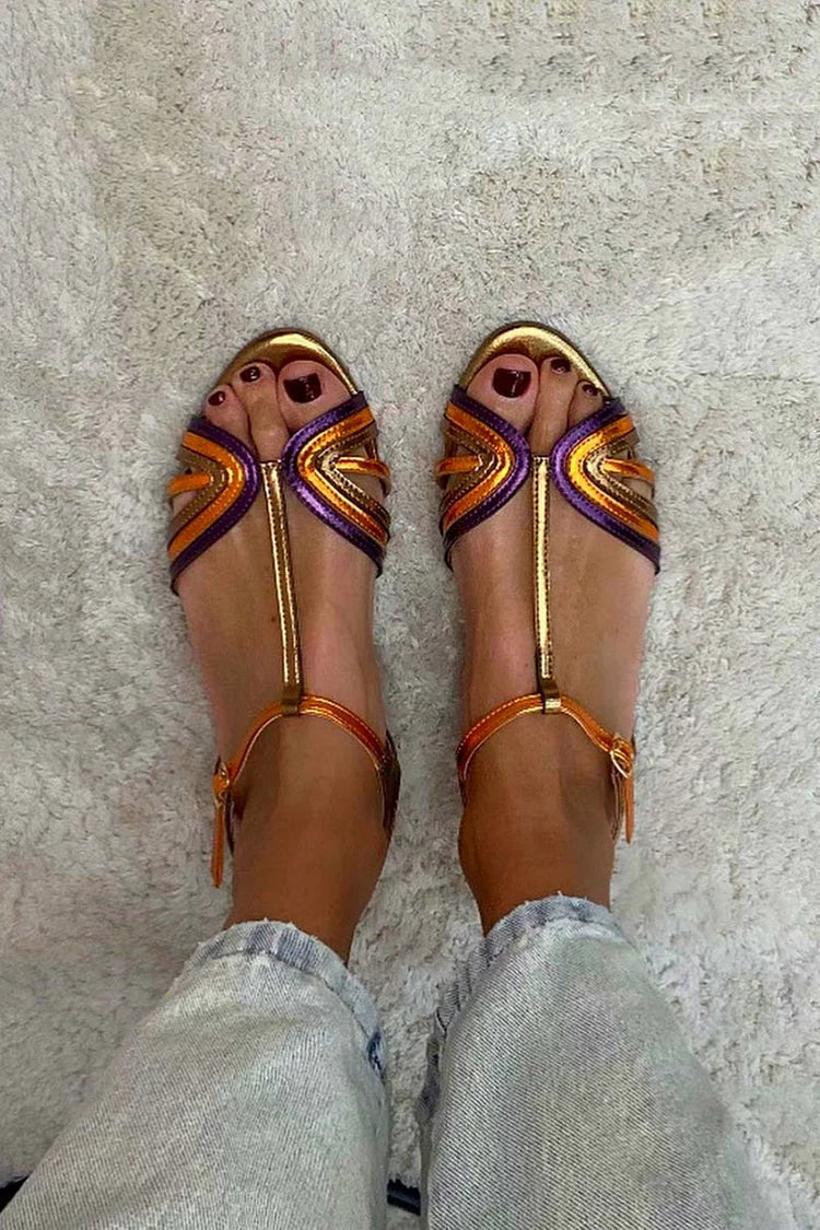 Van Elst Mode® | Sandalen Mediterrane Kleuren