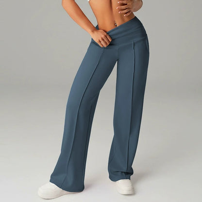 Van Elst Mode® | Casual Hoge Taille Wijde Broek