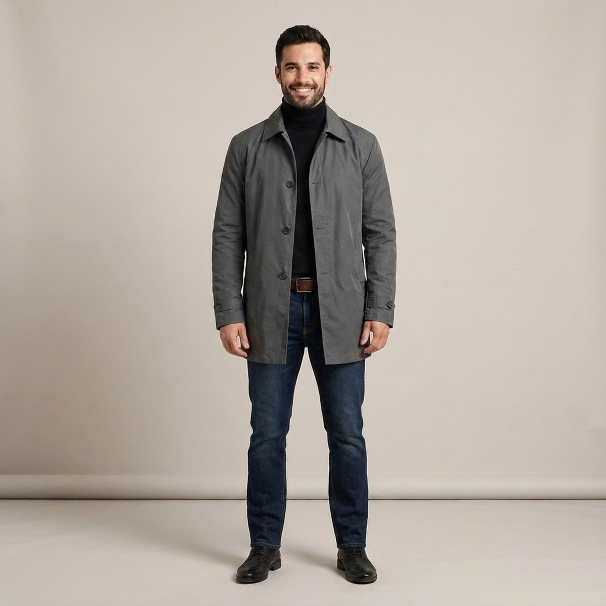 Van Elst Mode® | getailleerde lange jas