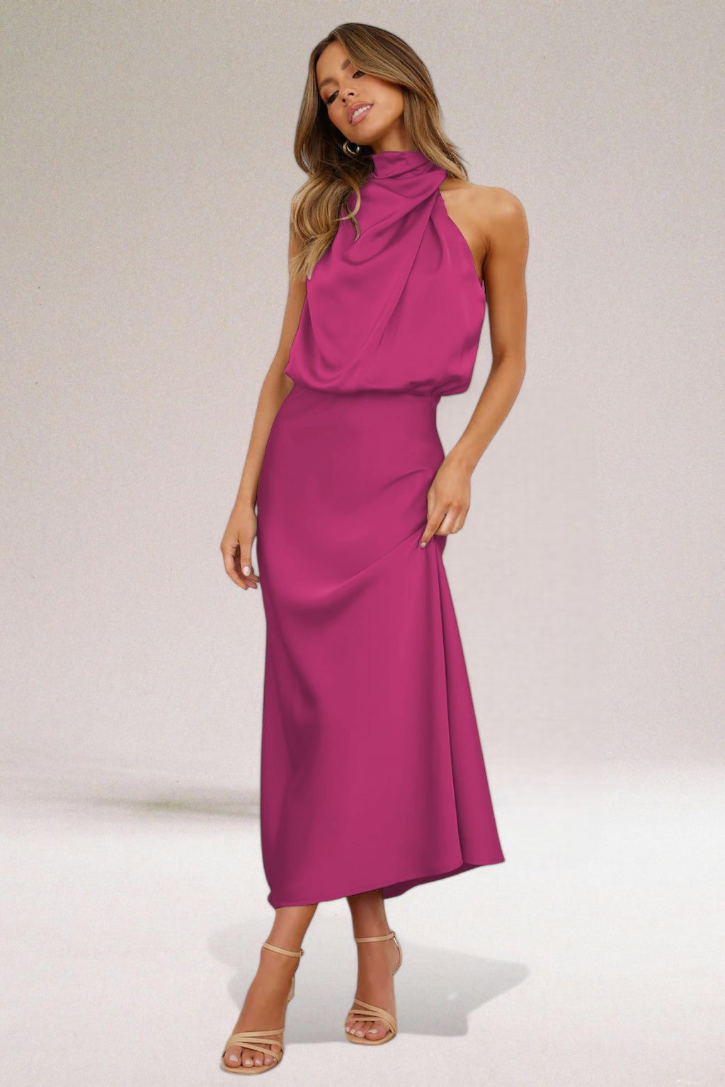 Van Elst Mode® | Satijnen Glamour Jurk