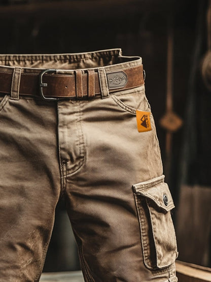 Van Elst Mode® | Korte cargo short met meerdere zakken