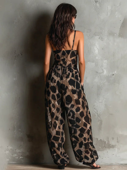Van Elst Mode® | Jumpsuit met luipaardprint
