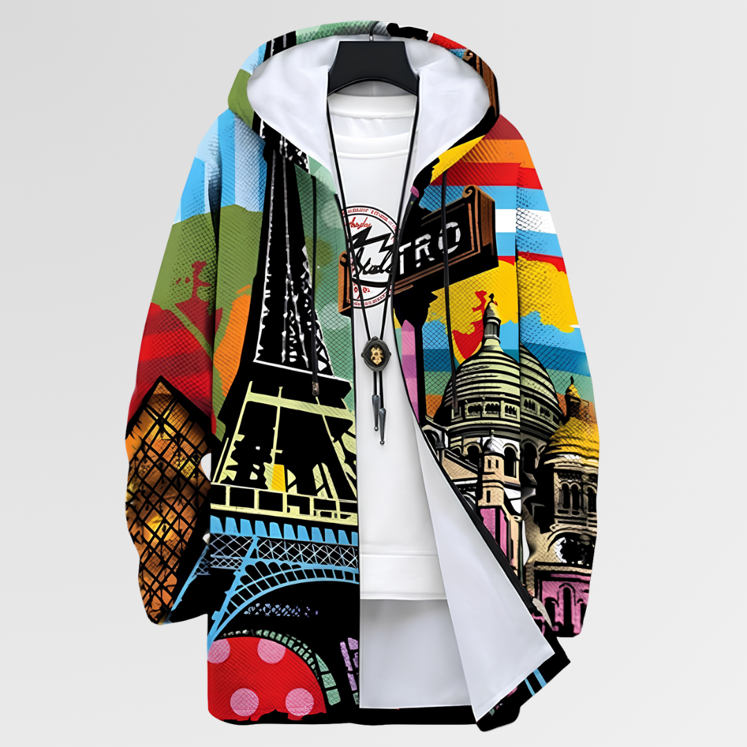 Van Elst Mode® | Sweater met stedelijk patroon