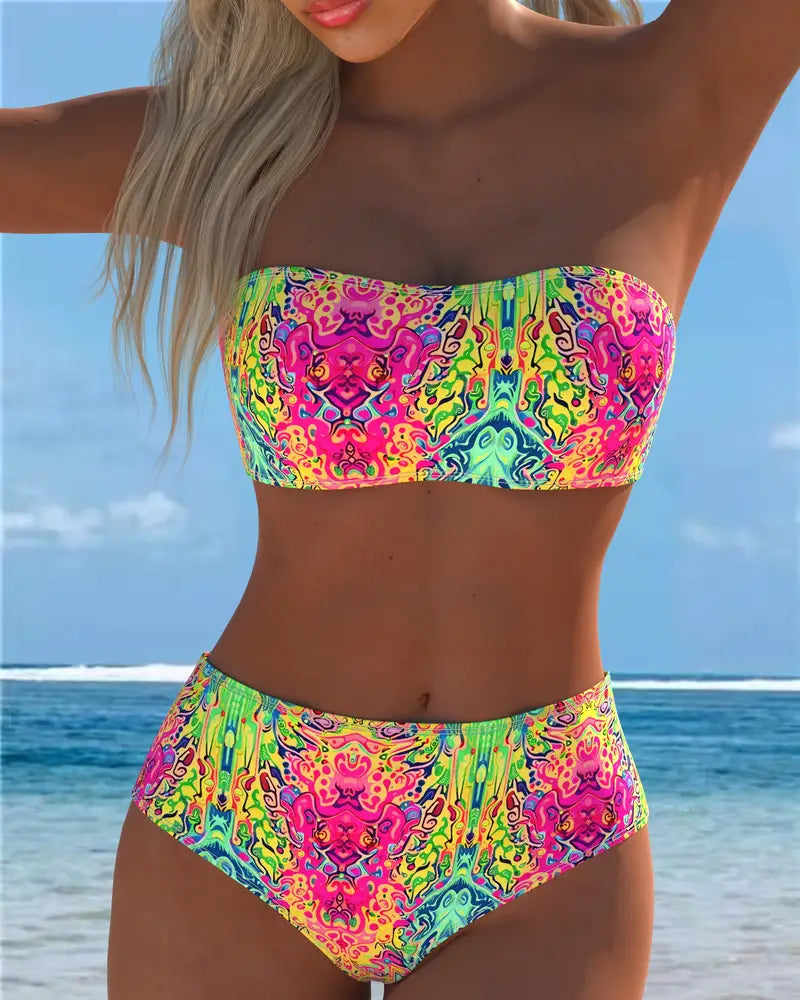 Bandeau Gedrukt Bikini