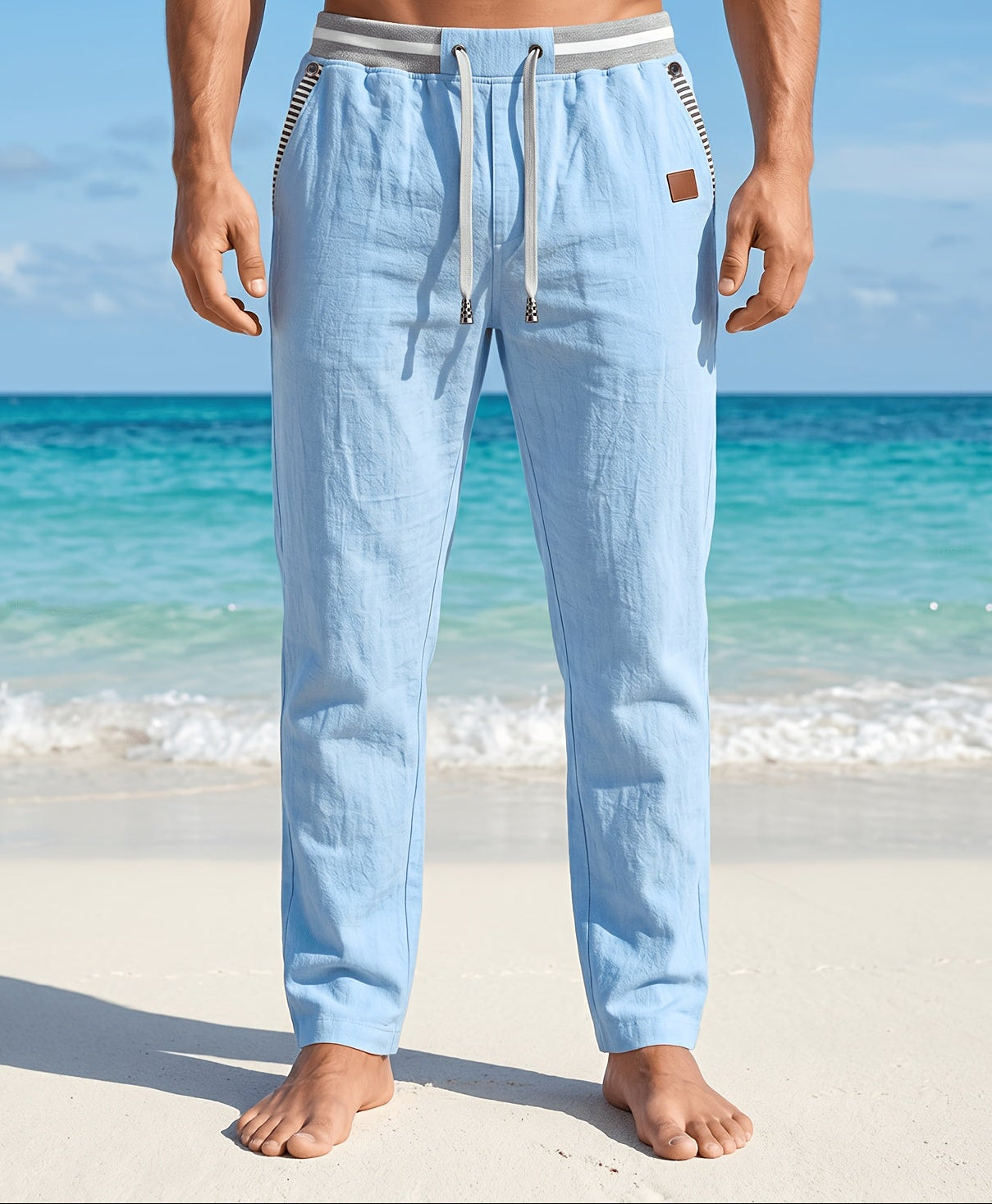 Van Elst Mode® | Heren Lichtgewicht Linnen Zomer Broek