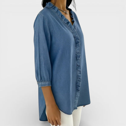 Van Elst Mode® | Elegante blouse met ruffles