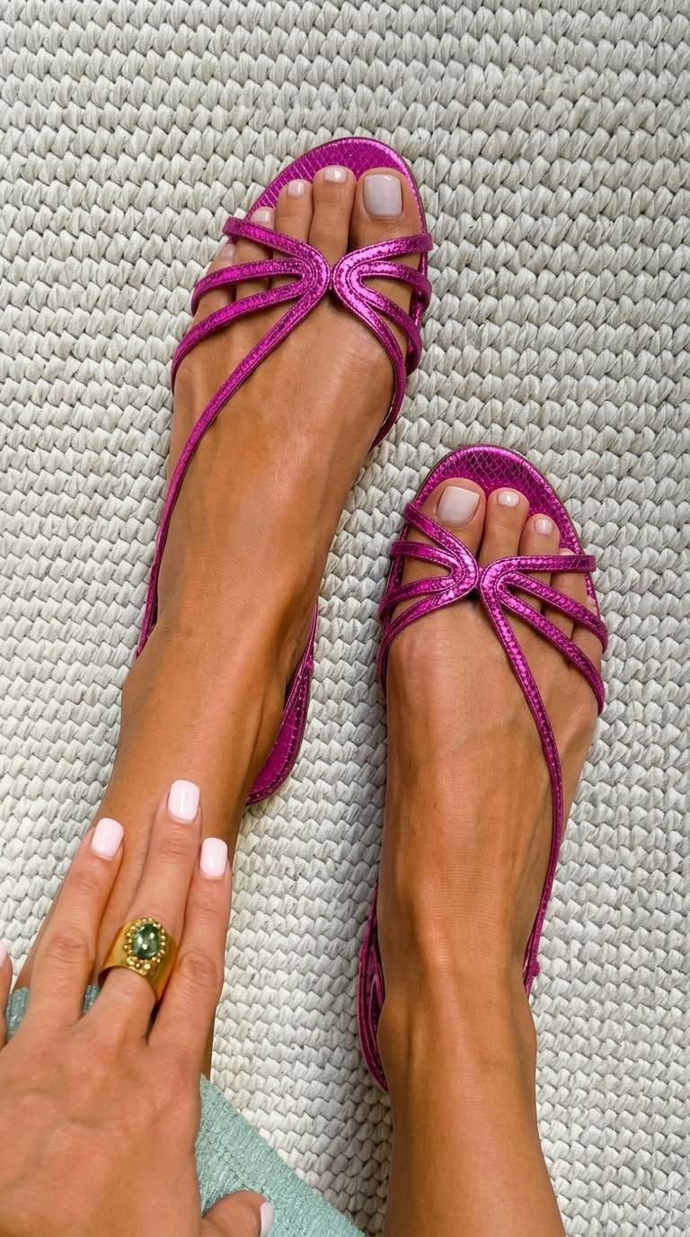 Van Elst Mode® | Zomerse elegante gouden sandalen