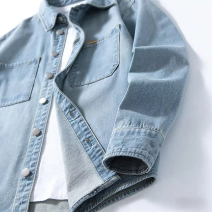 Van Elst Mode® | Comfortabel denim overhemd