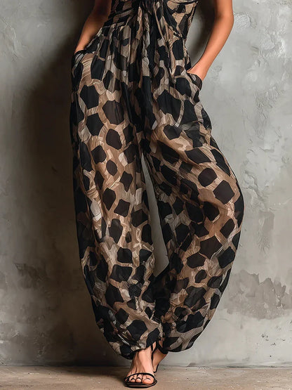 Van Elst Mode® | Jumpsuit met luipaardprint