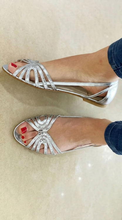 Van Elst Mode® | Gouden zomer sandalen