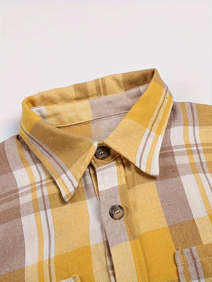 Van Elst Mode® | Zacht geruit dames shirt