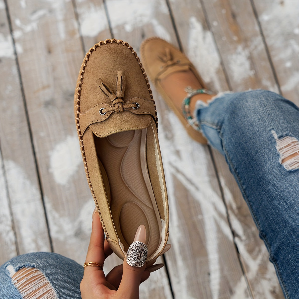Van Elst Mode® | Klassieke Loafers met Kwastje Detail