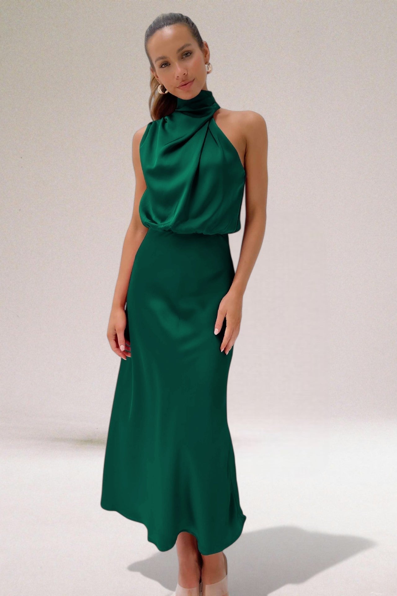 Van Elst Mode® | Satijnen Glamour Jurk