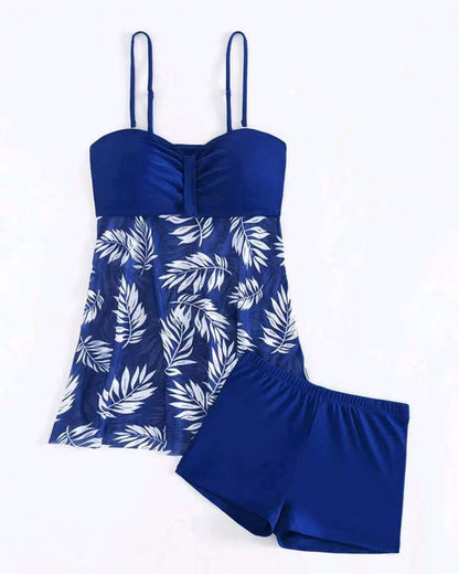 Sexy Gedrukte Mesh Tankini