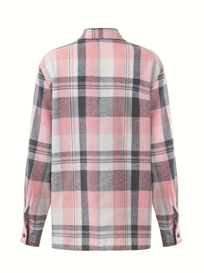 Van Elst Mode® | Zacht geruit dames shirt
